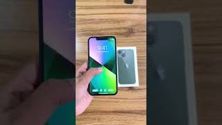 iPhone 13 green #shorts#iphone14unboxing #iphone14 #iphone13vsiphone14