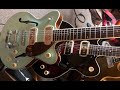 Gretsch G2655-P90 Streamliner.Full demo, playalong with G2622 P90. Also Humbucking G2622/G2655.