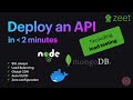 How to Deploy a Rest API (NodeJs Express MongoDB) on Zeet with SSL, load balancing, auto CI/CD, etc.