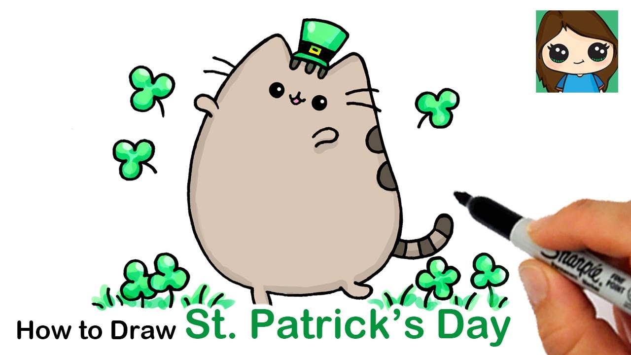 How To Draw A Pusheen Cat Unicorn