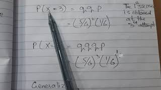 TKMaths A Level S1 Geometric Distribution 1