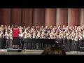 cantamos we sing sixth grade honors chorus