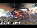 Battery Powered Chainsaw? - Husqvarna Power Axe™ 350i Chainsaw