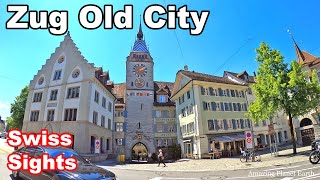 Zug Switzerland 4K Beautiful Old City Schweiz