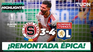 Highlights | Sparta Praha 3-4 Lyon | UEFA Europa League 21/22 - J3 | TUDN
