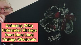 Unboxing a Lima Lima Vintage 20kg Wholesale Clothing  - Winter Stock