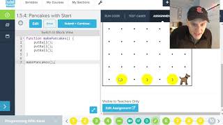 Pancakes with Start | CodeHS