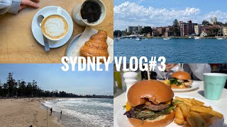 【Sydney vlog】 シドニー旅行3日目🇦🇺✈️ | 穴場カフェ☕️🥐 | マンリービーチ🏖️ |