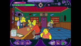 Virtual Springfield 1997 Video Game footage The Simpsons