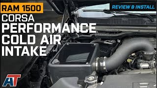 2019-2024 5.7L RAM 1500 Corsa Performance Closed Box Cold Air Intake Review \u0026 Install