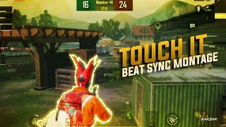 TOUCH IT | Perfect Beat Sync | Busta Rhymes | Pubg Mobile Montage