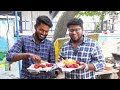 அன்போடு ஒரு ரோட்டுக்கடை 80rs prawn biryani u0026 chicken பிரியாணி tamil food review madha biryani