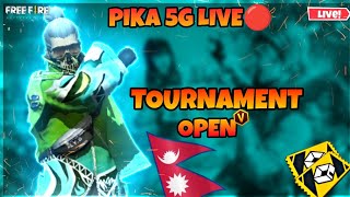 🔴 TOURNAMENT😱|FREEFIRE [ NEPAL ] BANGLADESH LIVE | BD SERVER|TOURNAMENT|PIKA 5G|LIMITED SEAT