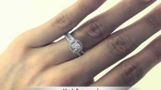 1.66ct Round Brilliant Cut Diamond Engagement Anniversary Ring - Mark Broumand