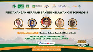 PENCANANGAN GERAKAN BANTEN MELAWAN OSTEOPOROSIS