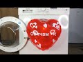 Experiment - Unbalanced Love - in a Washing machines