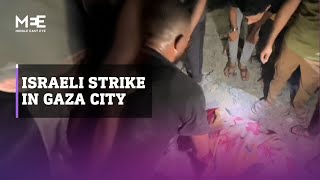 Over 18 killed and injured in Israeli overnight strike on residential building in Gaza City