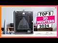 5 Best 3D Printer 2024 (Top Models, Budget Picks & Reviews for Beginners)