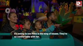 John Legend cries happy tears for his kids