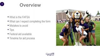 FAFSA Overview 2021-2022