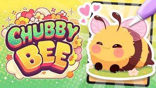 How to Draw a CUTE BUMBLEBEE in Procreate 🐝 Easy Beginner Tutorial