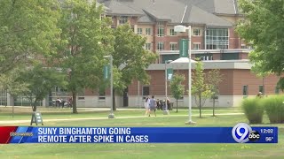 SUNY Binghamton goes remote 10/7/20