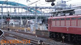 EF81 81牽引　カシオペア紀行　@大宮駅　2017年2月25日