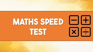 Math Speed Test | Addition, Subtraction, Multiplication, Division | Mental Math | Rapid Fire Test