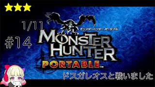 【MHP/PSP】  ドスガレオスと戦いました