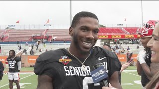 'A dream come true': Mobile native Shemar James returns home to play in Senior Bowl