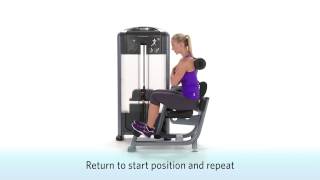 Precor - Discovery Series Selectorized Line DSL313 Back Extension Instructional Video