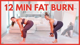 Dumbbell Legs & Booty Workout (12 MIN FAT BURN)