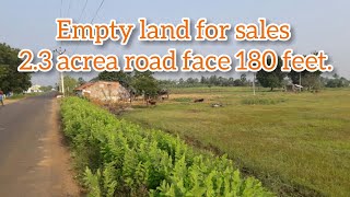 Empty land sales 2.3 acrea thoothukudi to perurani.