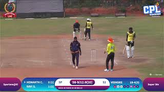 CPL Hyderabad Season 10 || Spartans @ Xl Vs Super 30s  || League Match