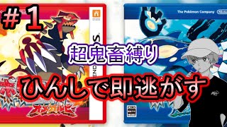 【ポケモンORAS】超鬼畜縛りで伝説の神ゲーを楽しむ！＃１