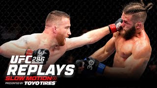 UFC 286 Highlights in SLOW MOTION!
