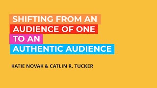 The Shift to Student Led: Making the Shift from an Audience of One to An Authentic Audience