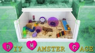 How to build a DIY hamster cage! *Instructions*