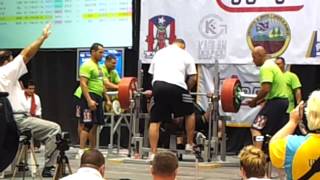 Viktor Testsov BP 345kg IPF World Championships 2012