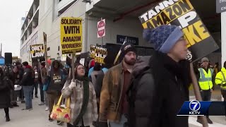 Amazon workers go on strike