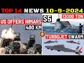 Indian Defence Updates : US Offers HIMARS,Massive S5 SSBN,E-TATV for Army,Turbojet Swarm Munition