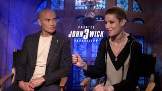 Mark Dacascos & Asia Kate Dillon talk about "John Wick 3"  Parabellum