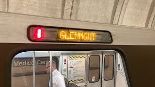 WMATA Subway: Alstom 6k Series 🔴Red Line🔴 Train from Shady Grove to Glenmont