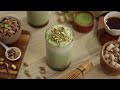 pistachio matcha latte