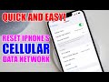 The Quick and Easy Guide to Resetting Your iPhone's Cellular Data Network