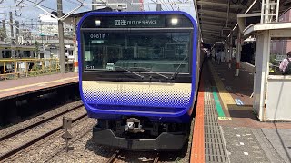 E235系横須賀総武快速線1000番台錦糸町駅から津田沼駅