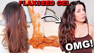 DIY FLAXSEED GEL FOR HAIR GROWTH | How To Make Homemade Flaxseed Gel For Curly And Straight Hair