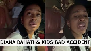 SAD💔 Diana Bahati In Shock After Suffering Dangerous Accident With Her Kids- MUST WATCH!