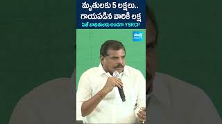 మృతులకు 5 లక్షలు.. గాయపడిన వారికి లక్ష #botsasatyanarayana #ysjagan #atchutapuramincident @SakshiTV