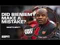 Stephen A. & Shannon Sharpe respond to whether Eric Bieniemy made a mistake! | First Take